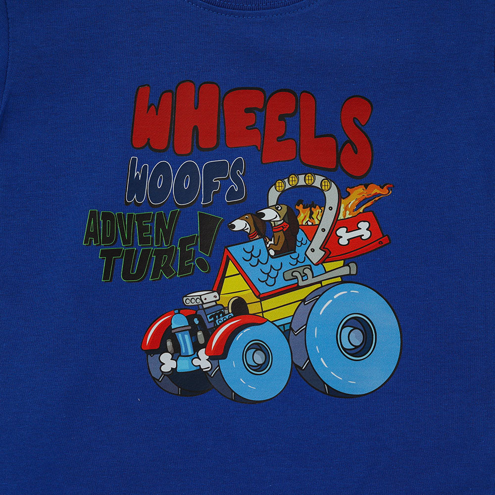 Wheels Woofs Adventure! Kids' T-Shirt