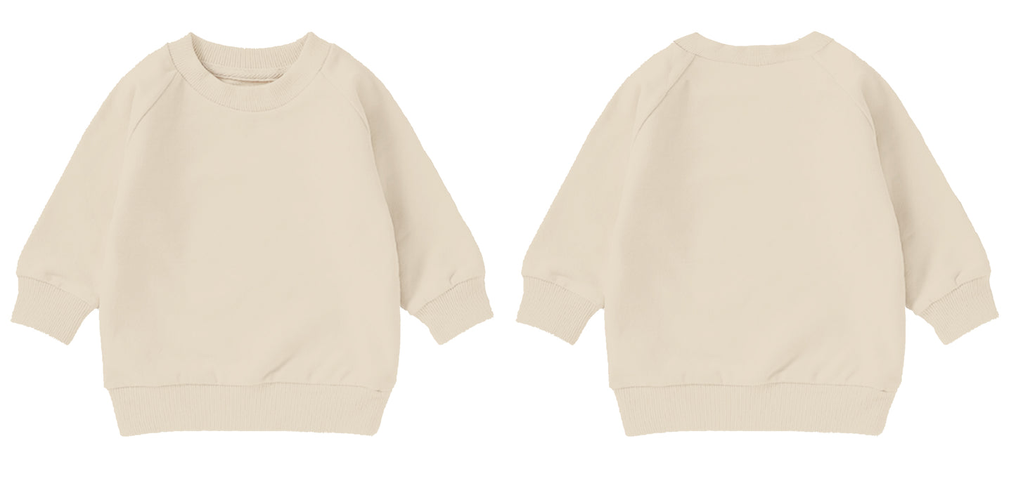 Organic Crew Sweatshirt (6mths-4yrs)