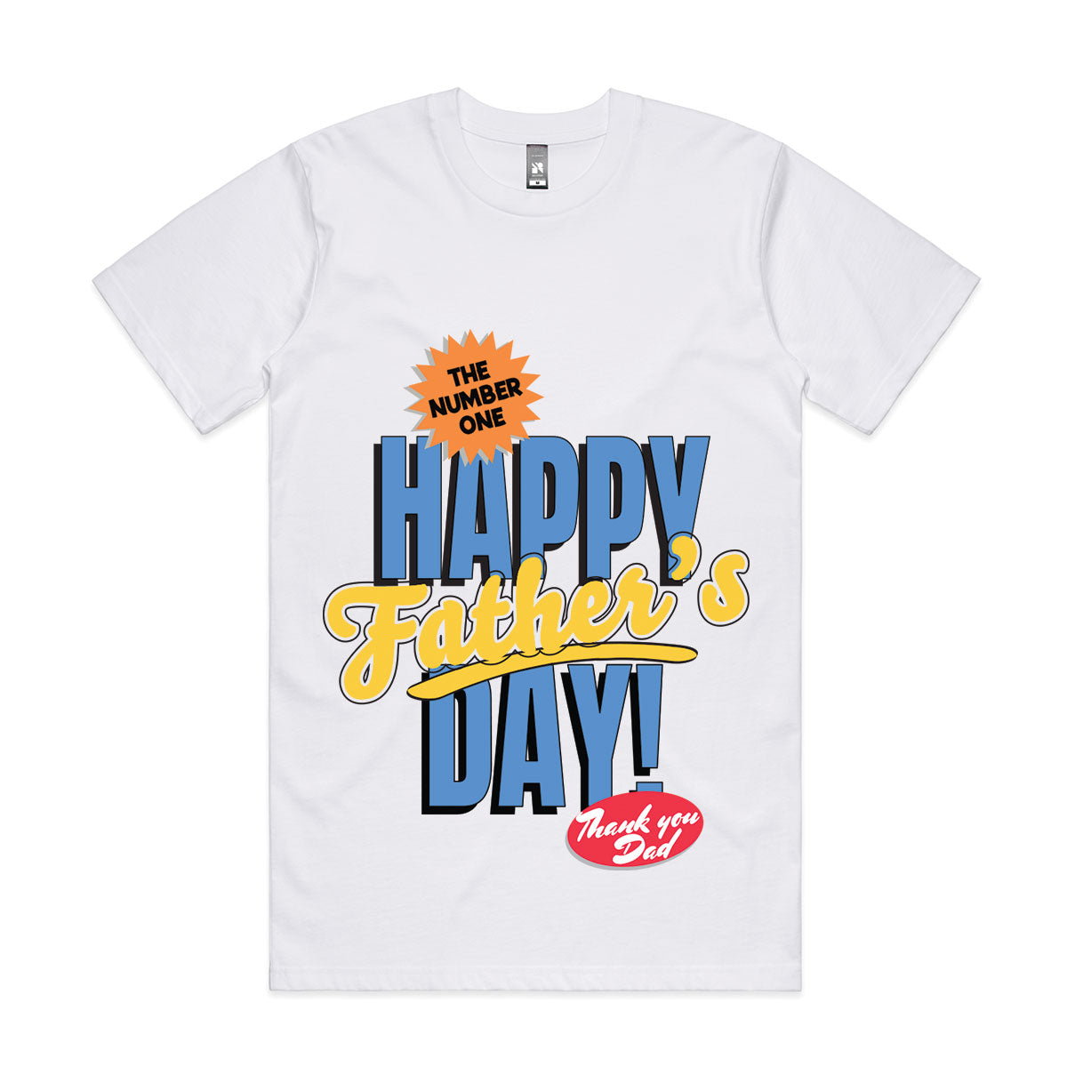 The Number One Happy Father’s Day T-Shirt | Thank You Dad (M–5XL)