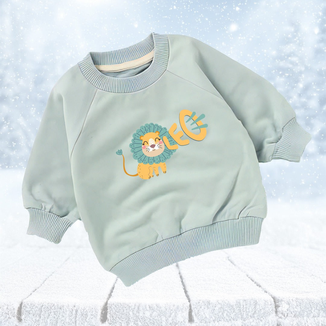 Leo the Lion Organic Crew Neck Sweatshirt (6mths-4yrs)