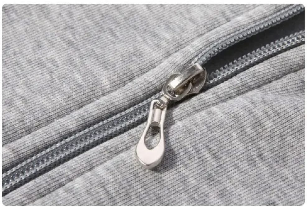 Premium Quality Hoodie GREY 500 GSM Zip Up