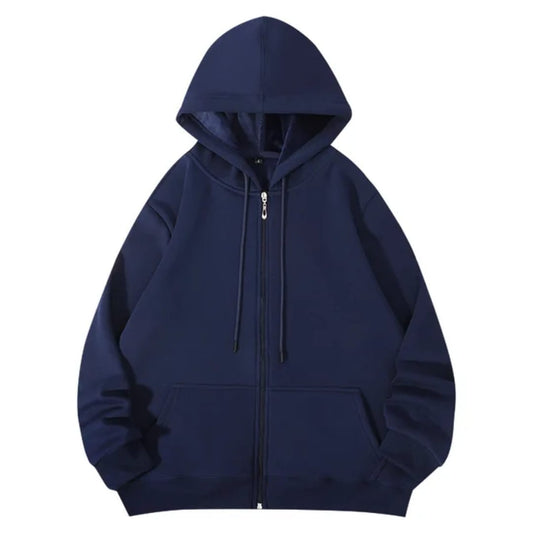 Premium Quality Hoodie Navy 500 GSM Zip Up