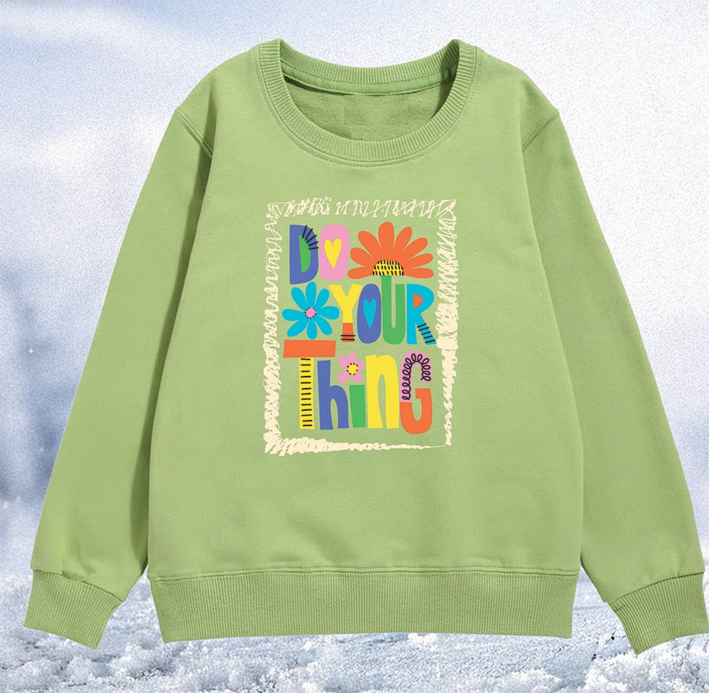Do Your Thing Crew Neck Sweatshirt (5yrs - 13yrs)