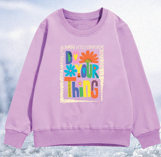 Do Your Thing Crew Neck Sweatshirt (5yrs - 13yrs)