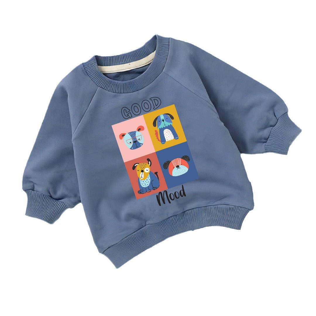 Good Mood Organic Sweatshirt and Track Pant Set (6mths - 4yrs)