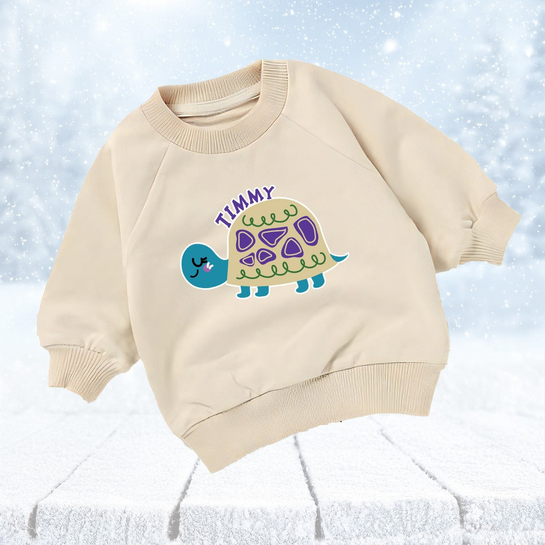Tutu the Turtle Organic Crew Neck Sweatshirt (6mths-4yrs)