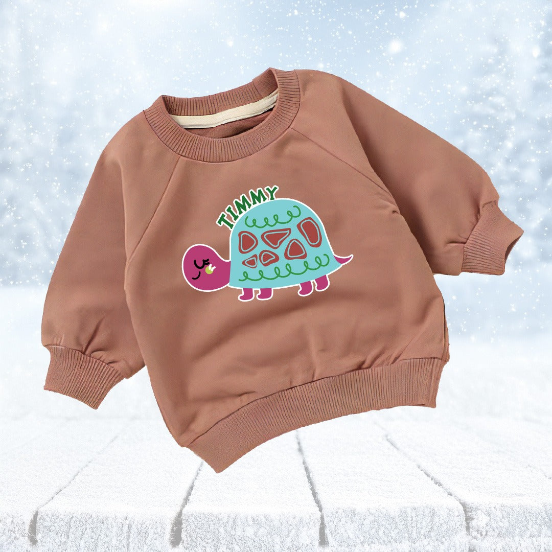 Tutu the Turtle Organic Crew Neck Sweatshirt (6mths-4yrs)