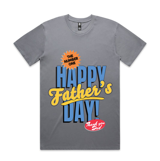 The Number One Happy Father’s Day T-Shirt | Thank You Dad (M–5XL)