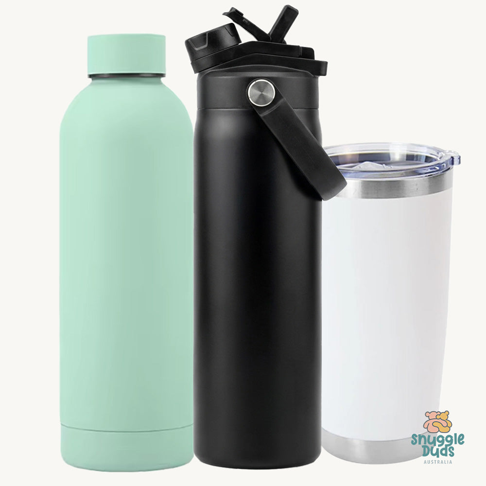 Custom Printed Premium Stainless Steel Insulated Water Bottle | Double-Wall Vacuum Flask