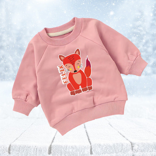 Flexix the Fox Organic Crew Neck Sweatshirt (6mths-4yrs)
