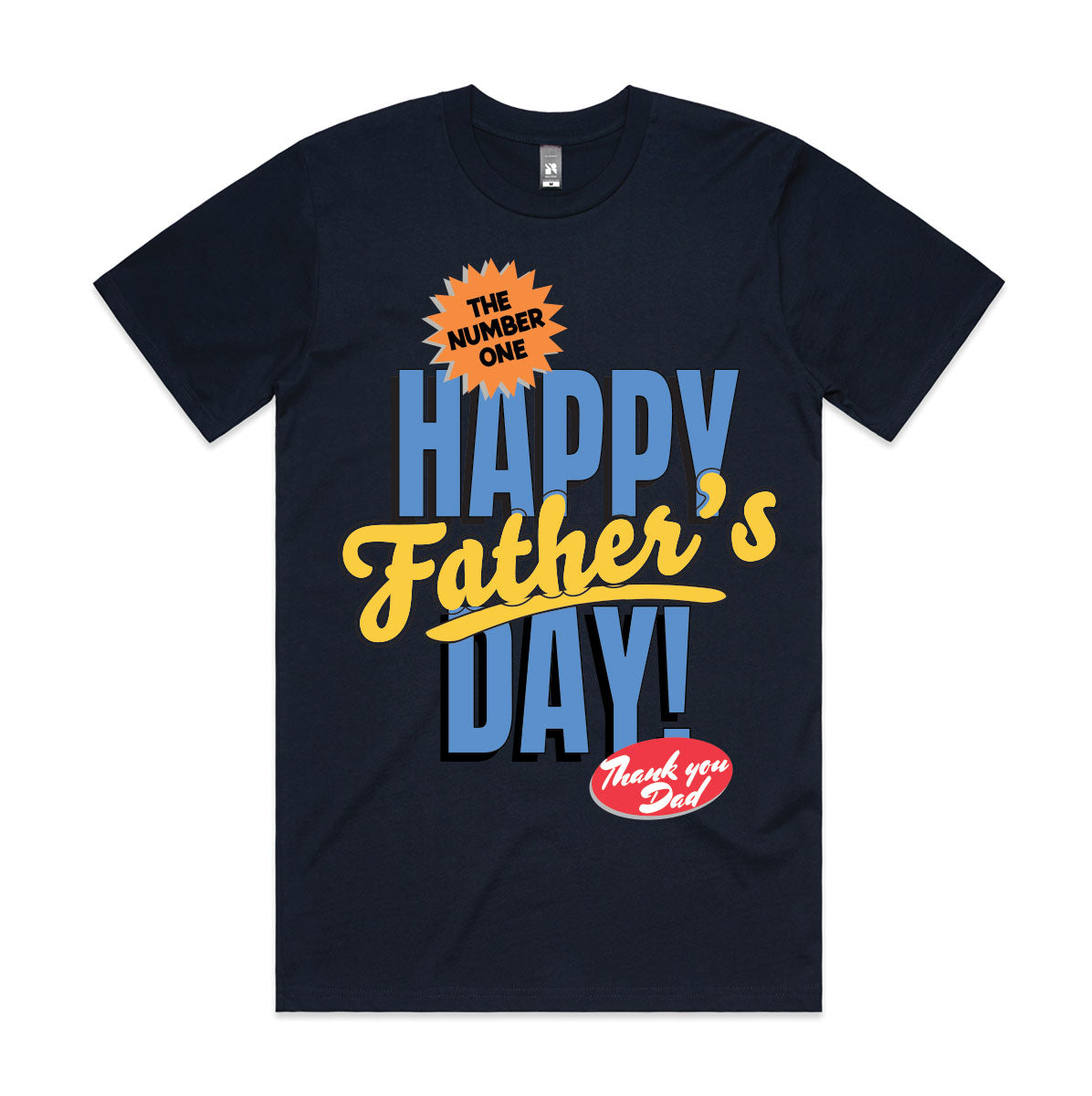The Number One Happy Father’s Day T-Shirt | Thank You Dad (M–5XL)