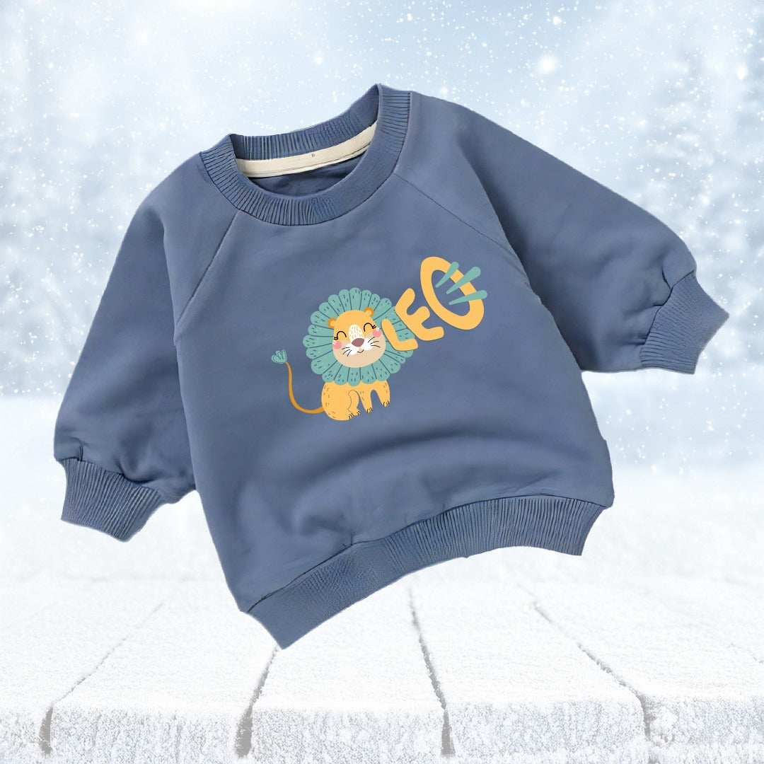 Leo the Lion Organic Crew Neck Sweatshirt (6mths-4yrs)