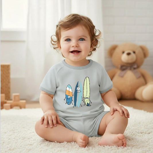 Surf Buddies Cartoon Baby Cotton Set (6–12m to 4–5y)