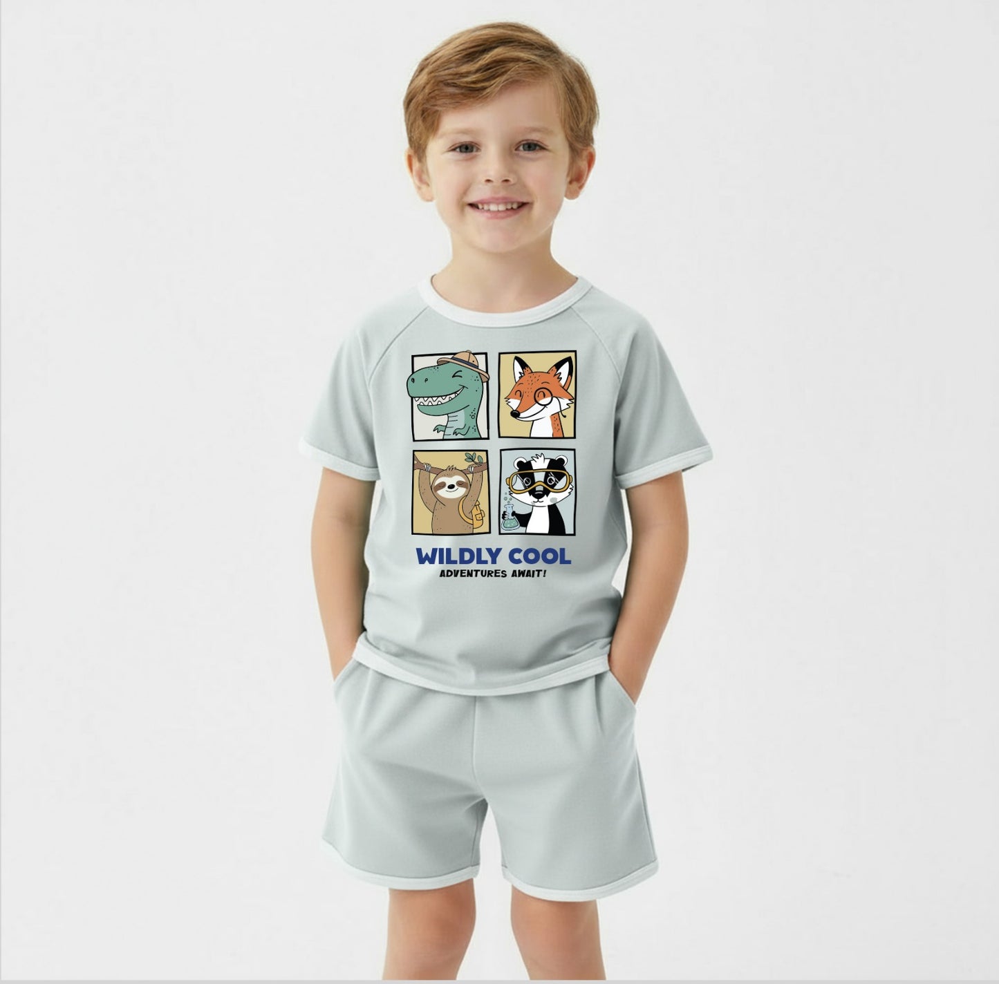 Wildly Cool Adventure Kids Cotton Set (6–12m to 4–5y)
