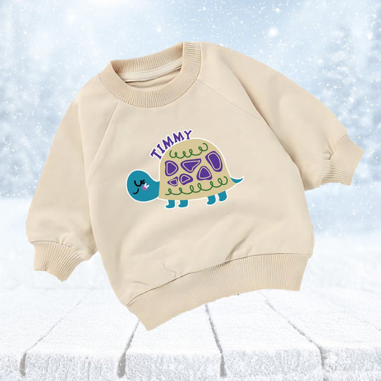 Tutu the Turtle Organic Crew Neck Sweatshirt (6mths-4yrs)